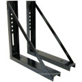 Custom sheet metal black bracket plastic closet shelf brackets bed fitting brackets